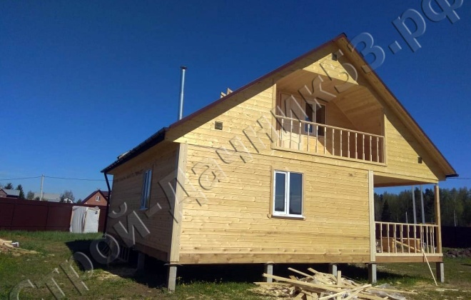 4 Брусовая баня по проекту Б-22 9×9, 135 м², Московская область, Щёлковский район, Деревня Каблуково (11)